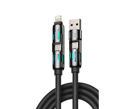 4-in-1 Multi USB Charging Cable كابل شحن USB متعدد 4 في 1