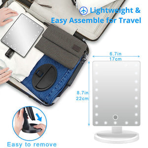 LED Makeup Mirror  مرآة مكياج بإضاءة