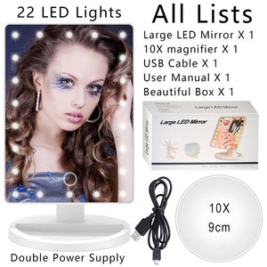 LED Makeup Mirror  مرآة مكياج بإضاءة